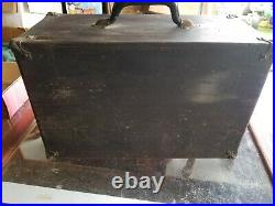 Aafa Early Old Primitive Drawer Chest Apothecary Spice Wood Cabinet Folk Art