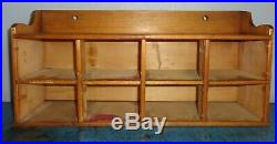Antique 8 Drawer Spice Cabinet/Box/Cupboard/4Over 4-Wood Finish/Apothecary/Chest