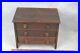 Antique small bureau chest, drawers doll handmade 3 drawer 8x6.5x5 wood pine 1800