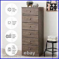 Astrid Simplistic 6-Drawer Tall Dresser for Bedroom, Functional Chest of Drawers