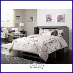 Atlantic Furniture Deerfield Queen Murphy Bed Chest in Gray