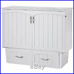 Atlantic Furniture Nantucket Twin Murphy Bed Chest in White