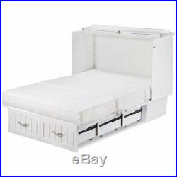 Atlantic Furniture Nantucket Twin Murphy Bed Chest in White