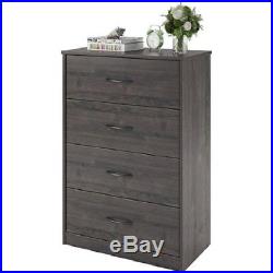 Bedroom Storage Dresser Chest 4 Drawer, Mainstays 4 Drawer Dresser Rodeo Oak
