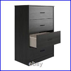 Bedroom Storage Cabinet Chest of Drawers Organizer 4 Drawers Dresser Nightstand