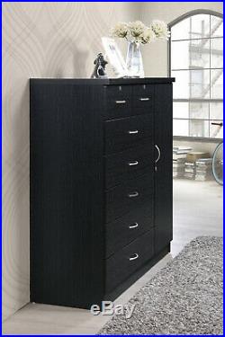 Bedroom Storage Dresser 7 Drawer Furniture Clothes Organizer Cabinet Chest New