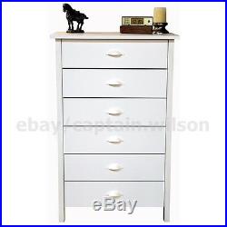 Bedroom Storage Dresser Chest 6 Drawer Modern Wood Furniture White 4 HD PHOTO