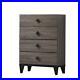 Best Quality Furniture Chest Of Drawers 15Wx45H Soft Closing Drawers Wood Gray
