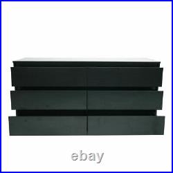 Black Bedroom Furniture Dressers Nightstands Chest Dresser Drawer Sets 2 5 6