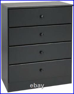 Black Bedroom Furniture Dressers Nightstands Chest Dresser Drawer Sets 4 6 7 NEW
