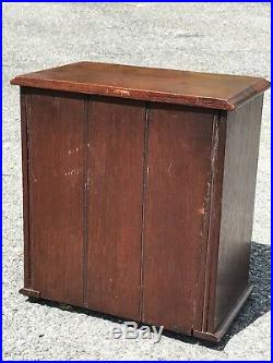 C1850 American Salesman Sample Miniature Antique Two Over Three Chest Of Drawers