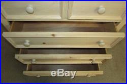 COUNTRY FRENCH PINE CHEST, 6 DRAWER TALL DRESSER, TWO TONE by BROYHILL 57