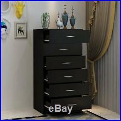 Chest Of 6 Drawer Furniture Bedroom Dresser Storage Cabinet Clothes Organizer BP