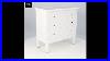 Chest Of Drawers Marrakech 3 Drawer White Wood Chest