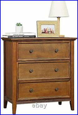 Chest of Drawers 3 Drawer Dresser Bedroom Nightstand Storage Cabinet Solid Wood