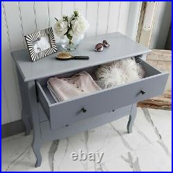 Chest of Drawers Bedside Cabinet Camille in Grey