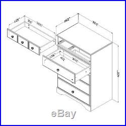 Chest of Drawers Dresser 5 Drawer Discount Furniture Cabinet Bedroom Storage