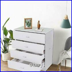 Chest of Drawers Dresser MDF 4 Drawer Discount Furniture Cabinet Bedroom Storage