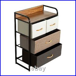 Chest of Fabric Set Drawers Dresser Cabinet Bedroom Storage Tower Bins Organizer