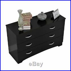 Classic 6 Drawer Bedroom Furniture Dressers Nightstands Storage Chest Dresser BR