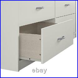 Classic 6 Drawer Dresser Furniture Bedroom Organizer Clothes Chest Drawers White