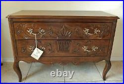 Davis Cabinet Solid Wood Cherry Finish Console Table Chest of Drawers Dresser