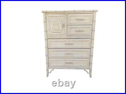 Dixie Aloha Faux Bamboo 5 drawers Chest Chinese Chippendale