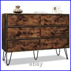 Drawer Dresser Fabric Chest of Drawers Cloth Organizer Bedroom Storage Cabinet