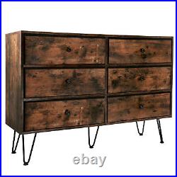 Drawer Dresser Fabric Chest of Drawers Cloth Organizer Bedroom Storage Cabinet