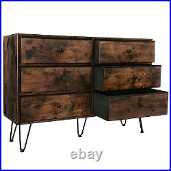 Drawer Dresser Fabric Chest of Drawers Cloth Organizer Bedroom Storage Cabinet