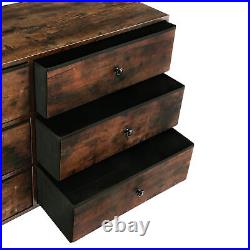 Drawer Dresser Fabric Chest of Drawers Cloth Organizer Bedroom Storage Cabinet