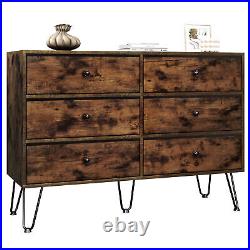 Drawer Dresser Fabric Chest of Drawers Cloth Organizer Bedroom Storage Cabinet