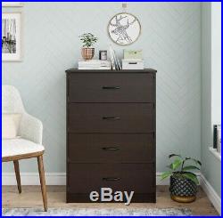 Dresser 4 Drawer Closet Cabinet Home Bedroom Furniture Storage Chest Organizer