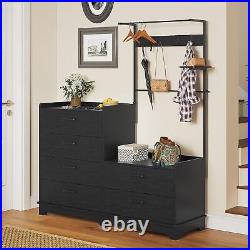Dresser Chest of Drawers Closet Organizer with Heavy Duty Clothes Shelf Bedroom