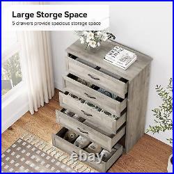 Dresser Chests 5 Drawer Bedroom Furniture Storage Chest Organizer Closet Cabinet