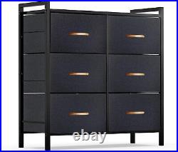 Dresser Tower Organizer with 6 Drawer Fabric Storage Chest Furniture Bedroom