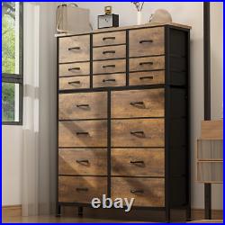 Dresser for Bedroom, Chest of Drawers Furniture Dressers Tall Dresser with 18 Dr