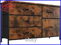Dresser for Bedroom with 5 Drawers, Storage Drawer Organizer, Wide Chest of Draw