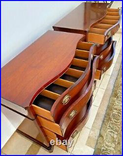 Drexel Nightstands Vintage PAIR Mahogany Cedar lined large Bedside chests