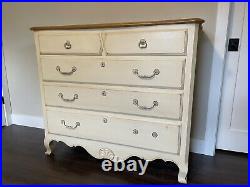 ETHAN ALLEN French Provincial Louis XV Solid Maple Chest Drawers Dresser