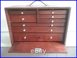 Engineers/toolmakers Union 8 Drawer Wooden Tool Chest