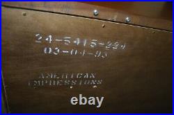 Ethan Allen American Impressions Chest 4 Drawer Cherry 24-5401 620 Autumn Ch/Blk