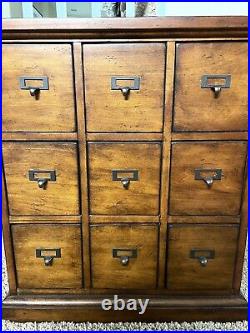 Ethan Allen Apothecary Chest 9 Drawers