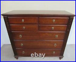 Ethan Allen British Classics Gentlemans Chest, Oversize 7 Drawer Dresser 29-5402