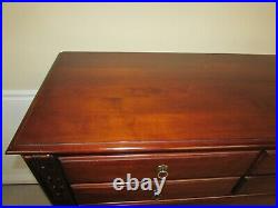 Ethan Allen British Classics Gentlemans Chest, Oversize 7 Drawer Dresser 29-5402