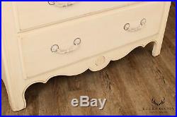 Ethan Allen Country French White Painted Chest of Drawers
