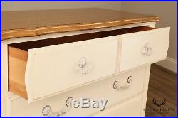 Ethan Allen Country French White Painted Chest of Drawers