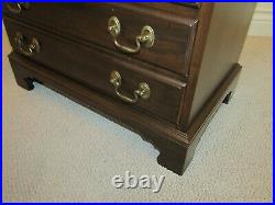 Ethan Allen Georgian Court Nightstand, Silver Chest, Four Drawers 11-3005