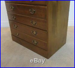 Ethan Allen Heirloom Maple Chest, 4 Drawer Tall Dresser, Rare Model 10-4515