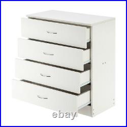 FCH Chest of Drawers Dresser 4 Drawer Wood Organizer Cabinet Bedroom Furniture